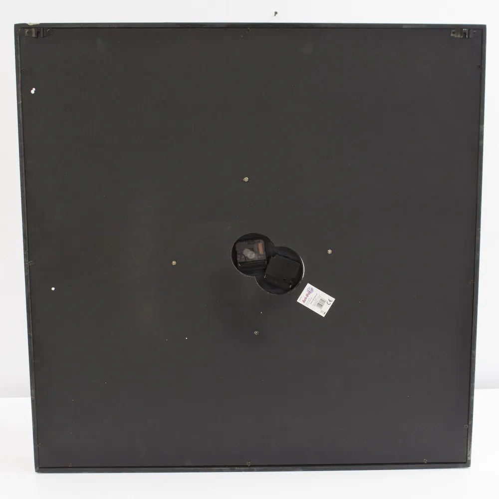 Ódon antik bronzos óraszerkezetes kvarc falióra római számokkal 84x84x9,5cm