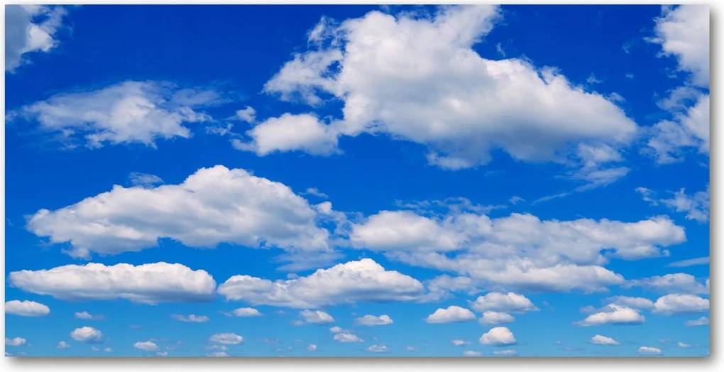 Fotó üvegkép Felhők az égen 140x70