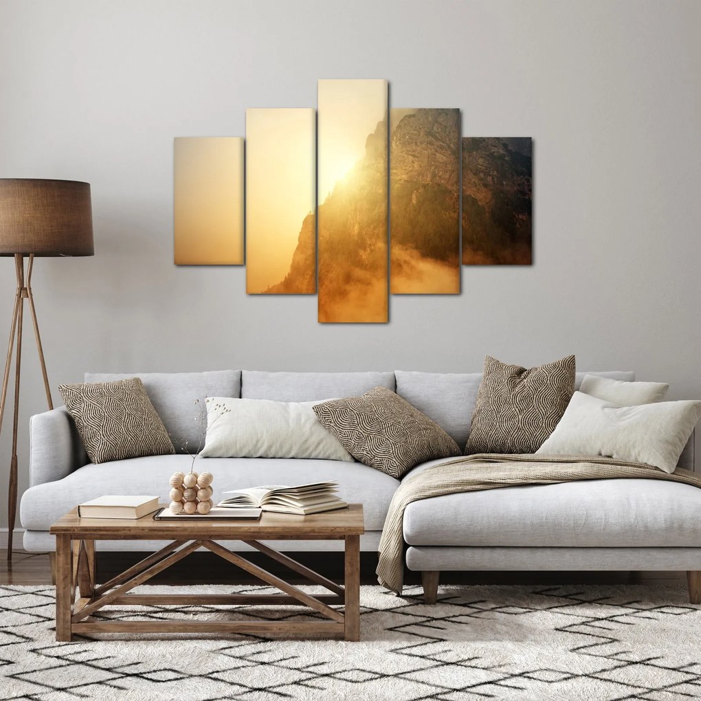 Hegy a ködben képe (150x105 cm)