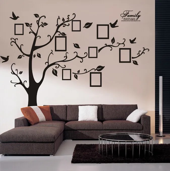 Falmatrica"Nagy fa fényképekkel -jobb" 180x250 cm