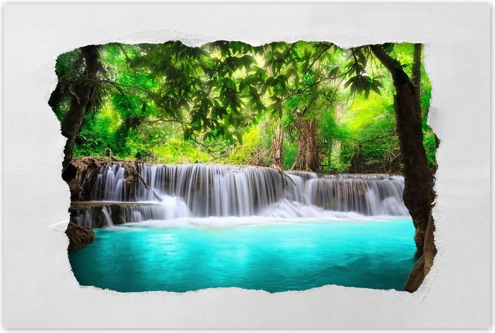 Poszterek 120x80 Vízesés Ázsiában