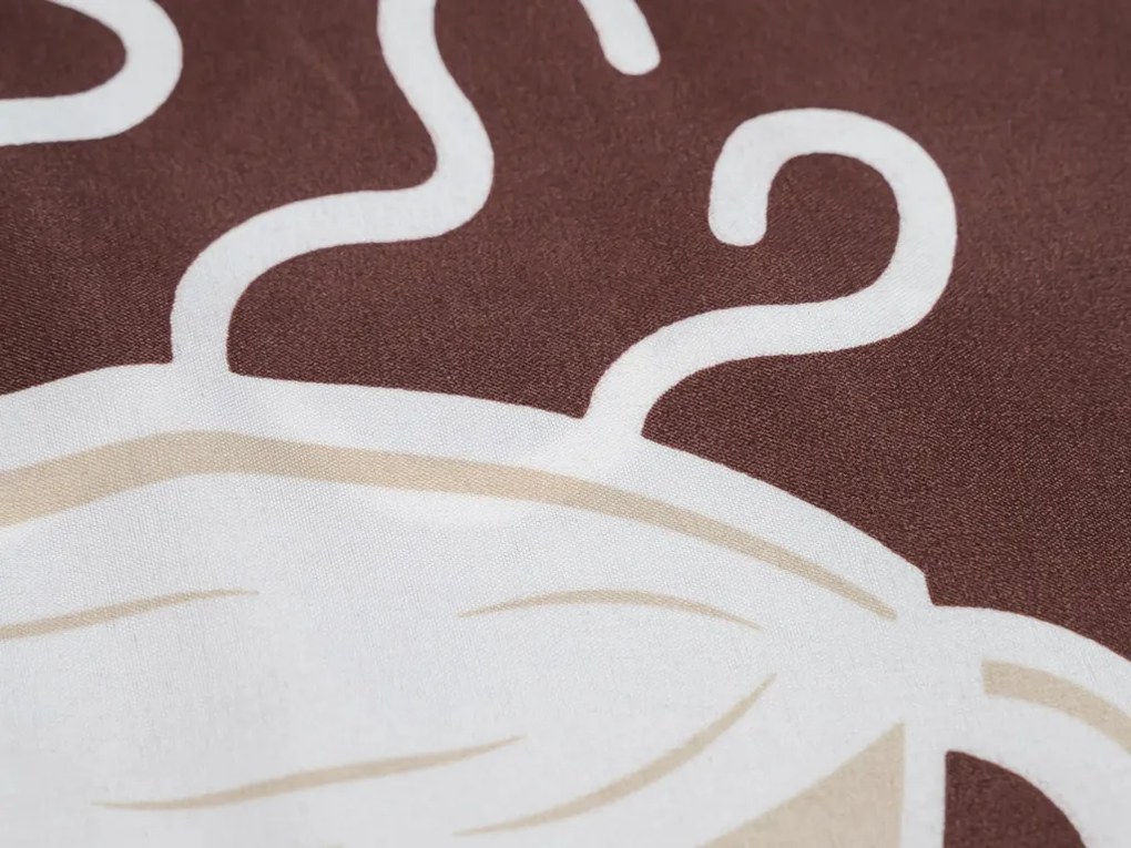 COFFEE barna pamut ágyneműhuzat