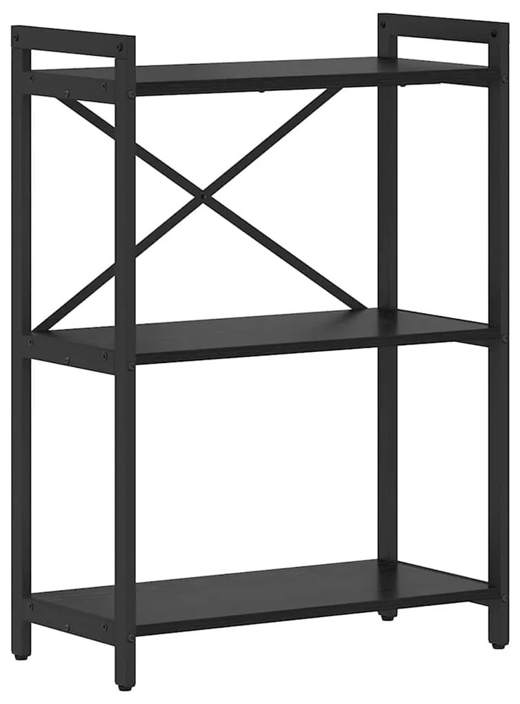 Könyvszekrény Musta tammi 60 x 30 x 83 cm Faanyag