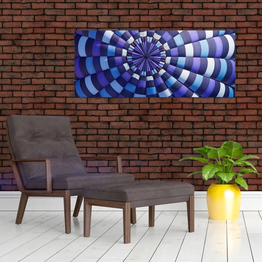 Egy kép a repülő léggömb szerkezetéről (120x50 cm)