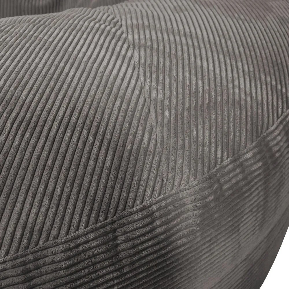 Téglavörös kordbársony babzsákfotel Roll 190 – SLOWDOWN