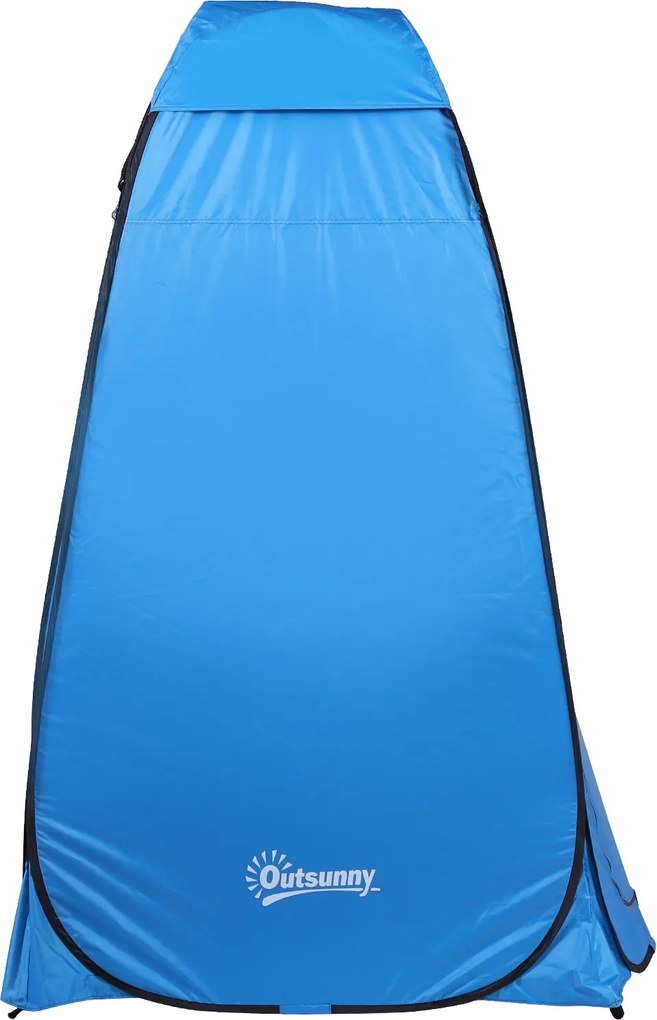 Outsunny Pop-up Zuhanytábor, Hordozható WC sátor Hordtáskával Mobil Öltöző WC sátor Privát WC Öltöző Pop-up Kemping Tengerparti Tároló Sátor | Aosom