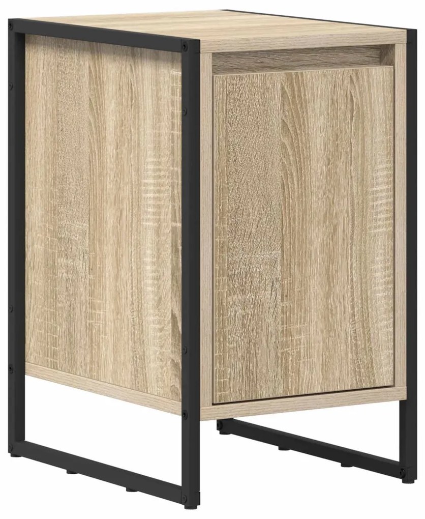 Éjjeli asztal 2 pcs Sonoma 39,5 x 30 x 50 cm Faanyag