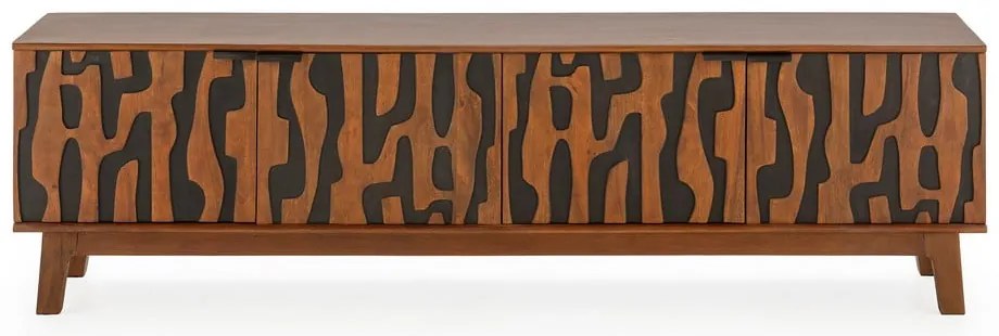 Barna mangófa TV-állvány 180x50x40 cm Kantu – MOME