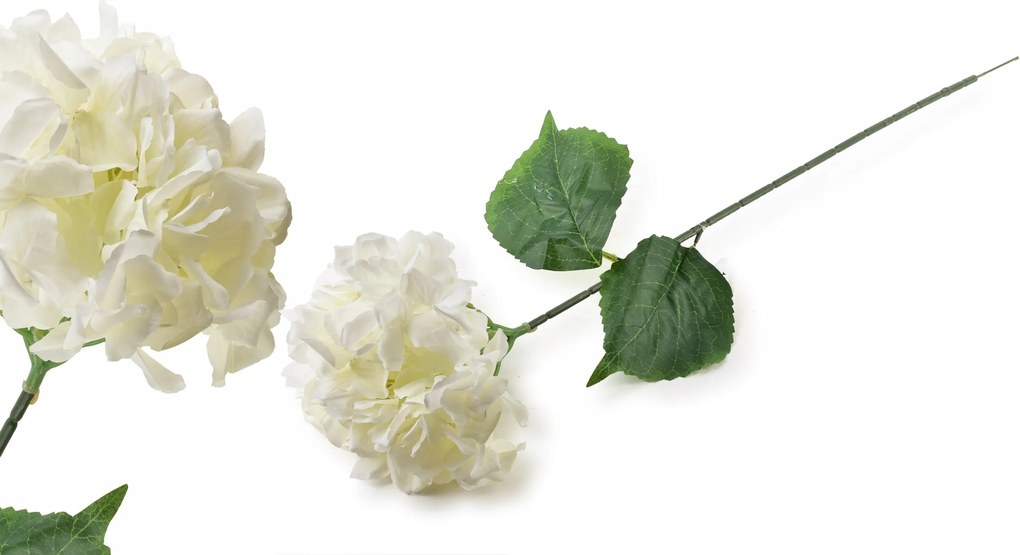 Művirág Viridis Hortensia 73 cm fehér