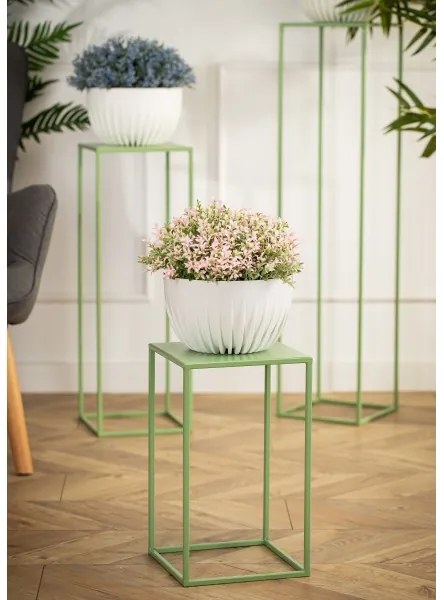 Virágállvány 40x24 cm sötétzöld