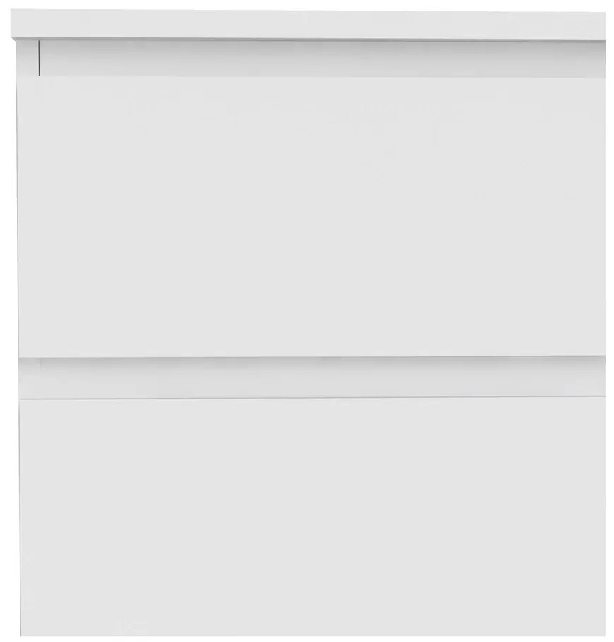Fehér alacsony komód 77x84 cm Nova – Tvilum