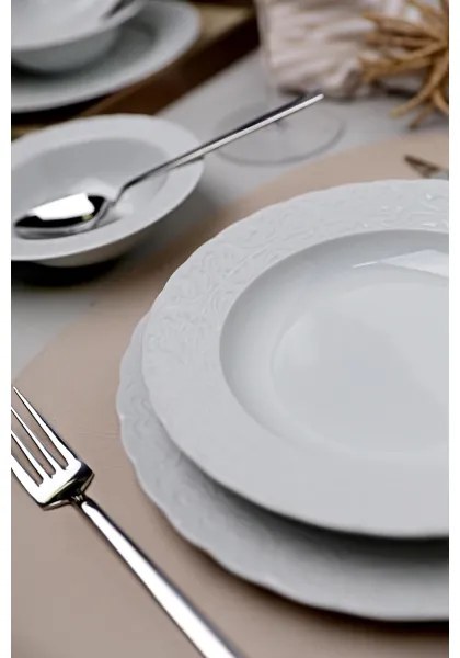 18 darabos étkészlet fehér/porcelán