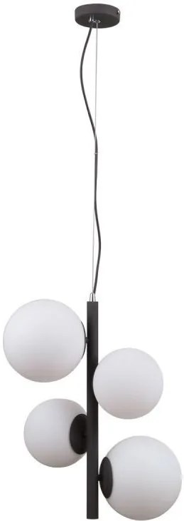 ITALUX PND-44213-4A-SBL RIGA Modern Függesztett Lámpa Fehér, Fekete E14, E27 IP20