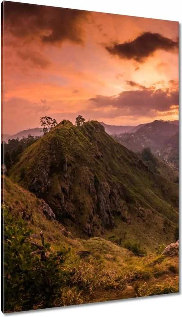 Vászonkép 80x120 Tájkép hegyekkel Tájkép