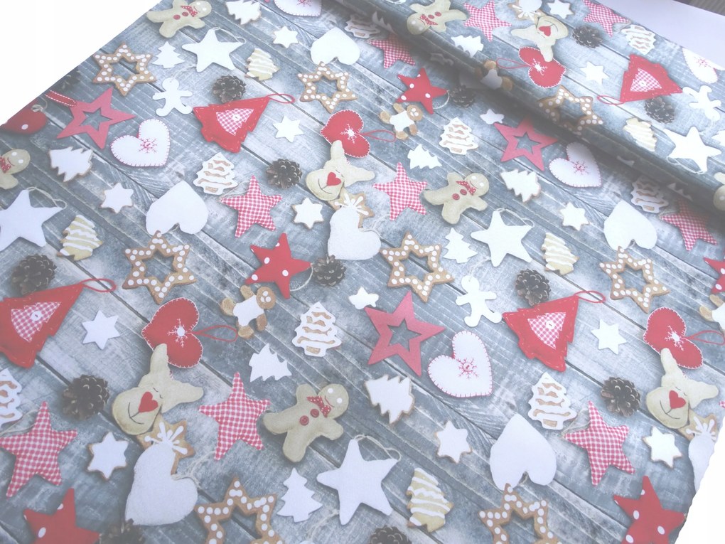 Mg Tk Karácsonyi Asztalterítő Sati Nyomtatás Új 160cm magyar