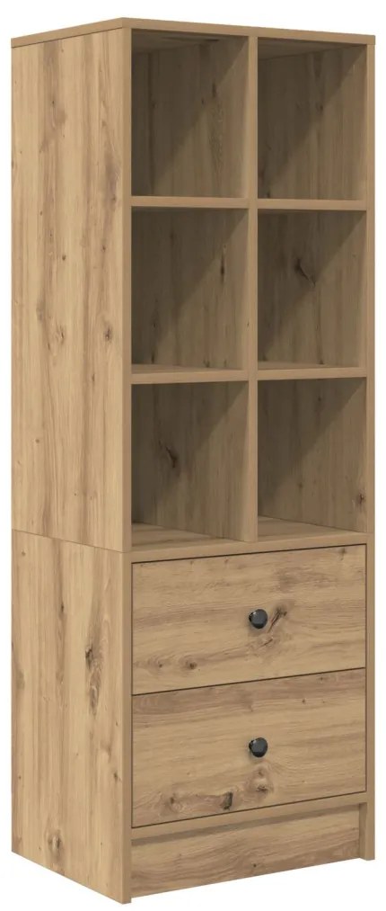 Magasfiú fiókkal kézműves tölgy 45.5 x 34 x 127 cm Faanyag