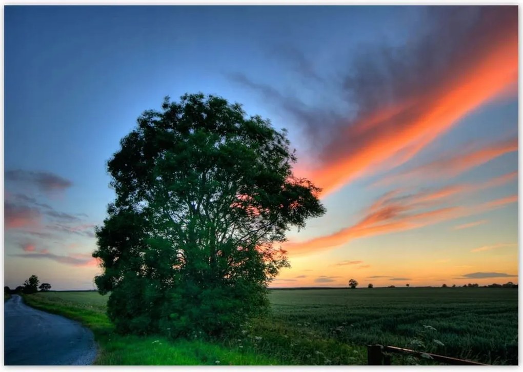 Poszterek 100x70 Lángoló égbolt