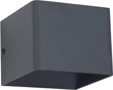 Brilagi - LED kültéri fali lámpa DONNANI LED/5W/230V 10 cm antracit IP44