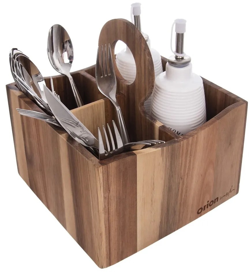 Fa konyhai eszköztartó állvány Wooden – Orion