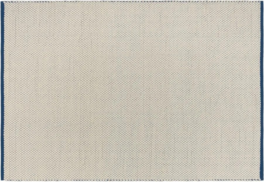 Kék-bézs kézi szövésű gyapjú szőnyeg 170x240 cm Lenu – noo.ma