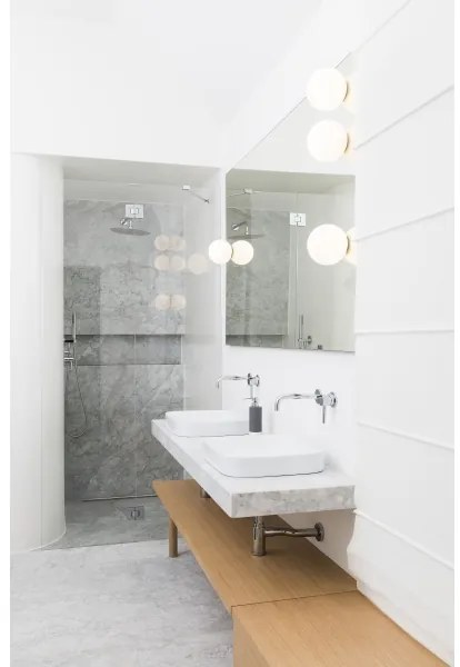 Artemide AR 1039110A - Fürdőszobai mennyezeti lámpa DIOSCURI 1xE14/6W/230V IP44