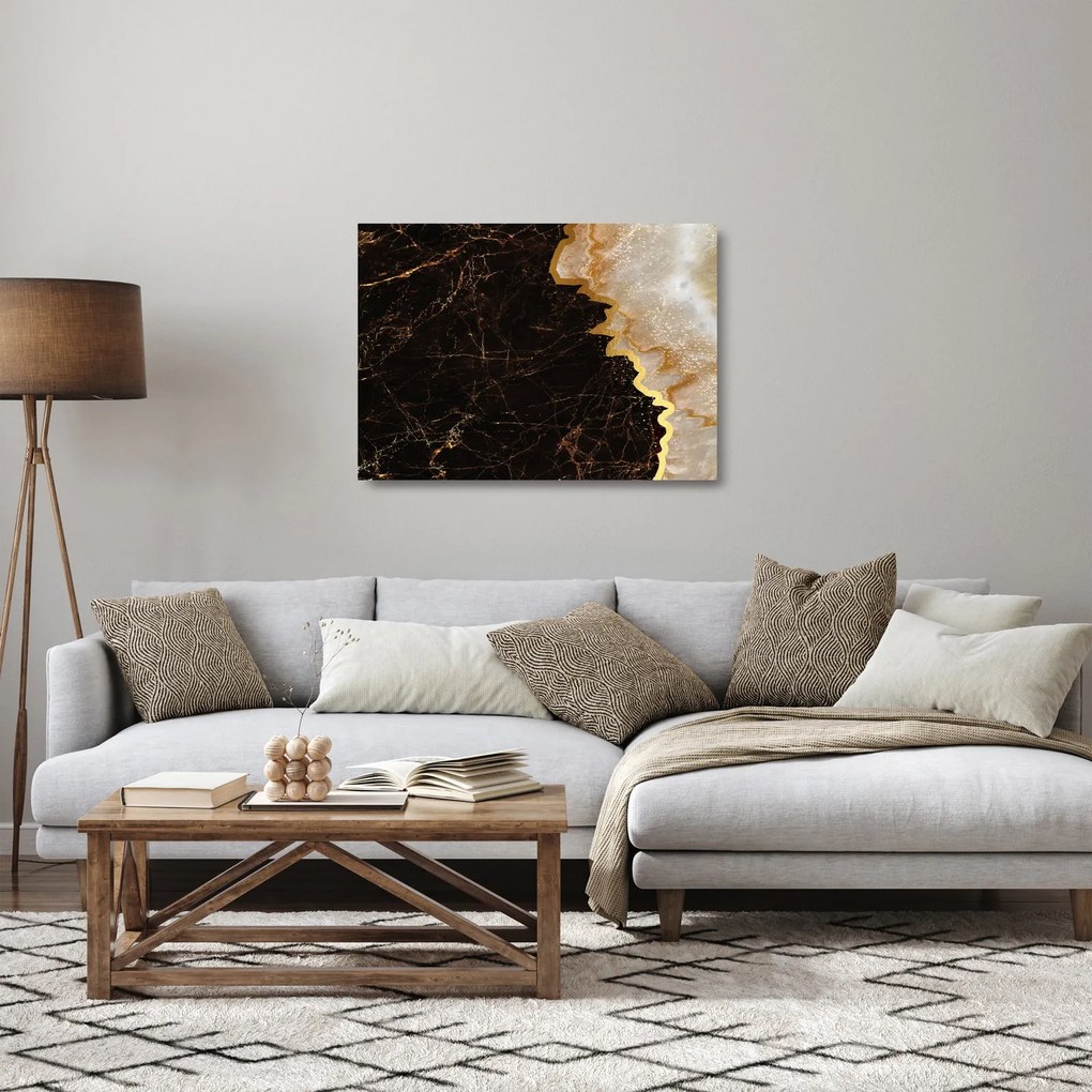 Kép - Márvány (üvegen) (70x50 cm)