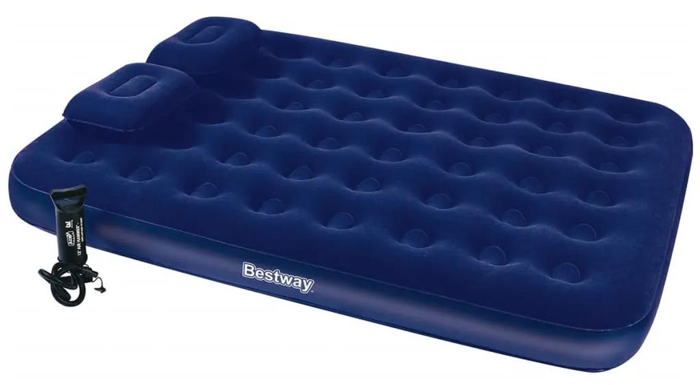 Bestway felfújható matrac párnával és légpumpával 203x152x22 cm 67374