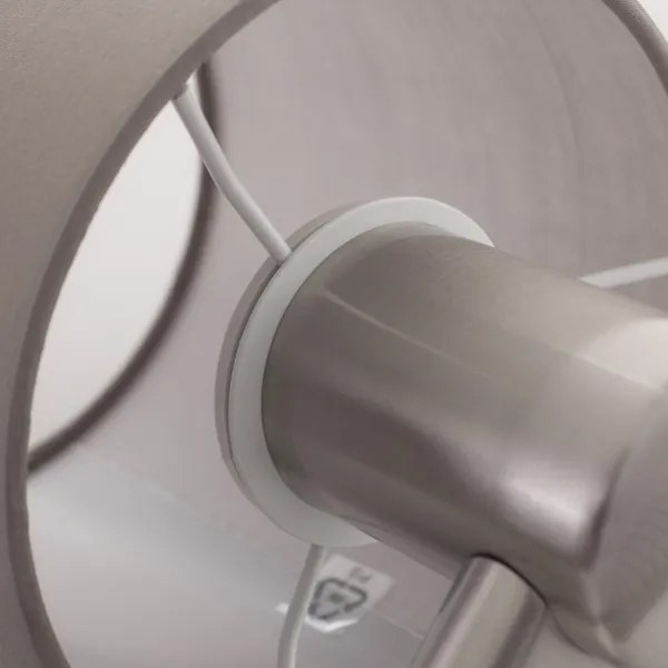 Eglo 96478 - LED flexibilis lámpa PASTERI 1xE27/40W+LED/3,8W taupe