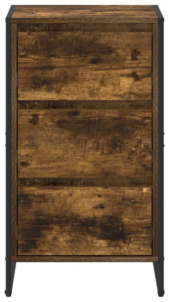 Széf fiókkal Füstös tölgy 42 x 36 x 75.5 cm Faanyag