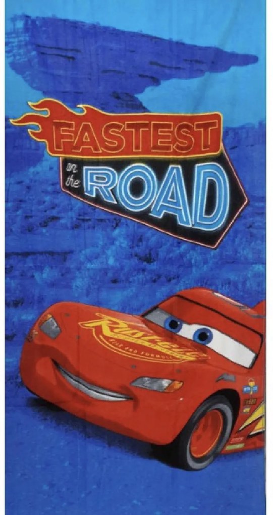 Gyermek törölköző CARS open road 70X140cm Setino