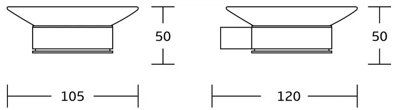 Mexen kiegészítők, Pavo szappantartó, arany, 7030439-50