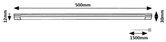 Rabalux 78026 - HANSON LED 8W 230V 3000K szenzoros aláépíthető lámpa