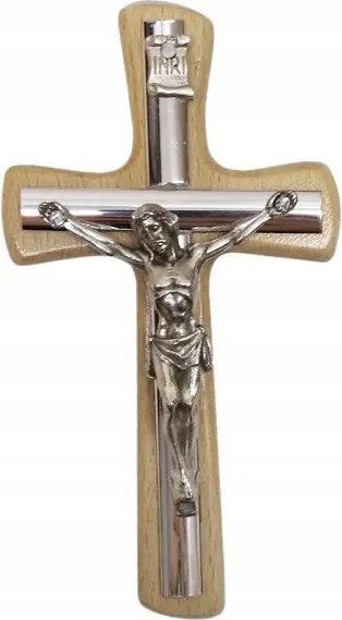 Függő kereszt fa, színtelen... 11460