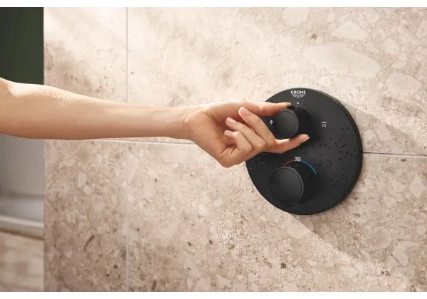 GROHE 348832430 - VITALIO START 250 mm zuhanyszett, fekete