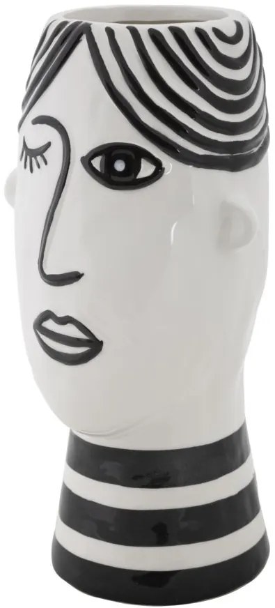 Art-deco porcelán váza 13,2x11,8x26,3cm