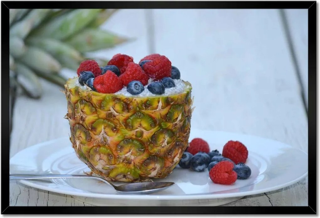 Poszterek keretben 60x40 Töltött ananász