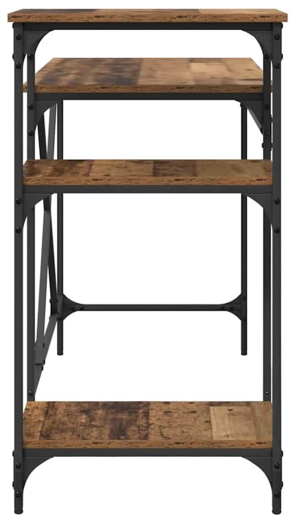 vidaXL Asztal Öreg fa 135 x 50 x 90 cm Faanyag