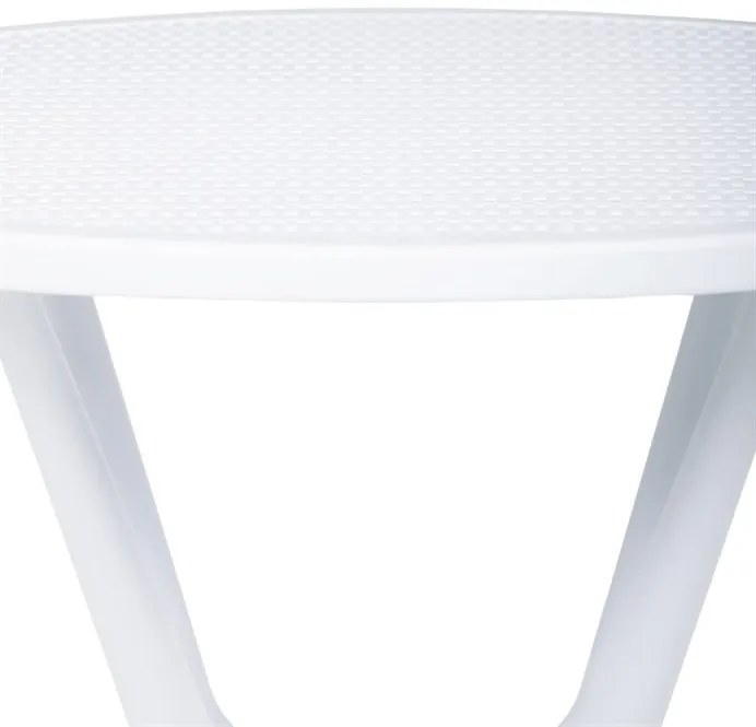 Kerti Műanyag Asztal, Fehér. DT-X7007 WT