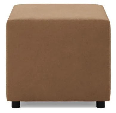 Zeus puff, szövet anyag, 50x50, barna