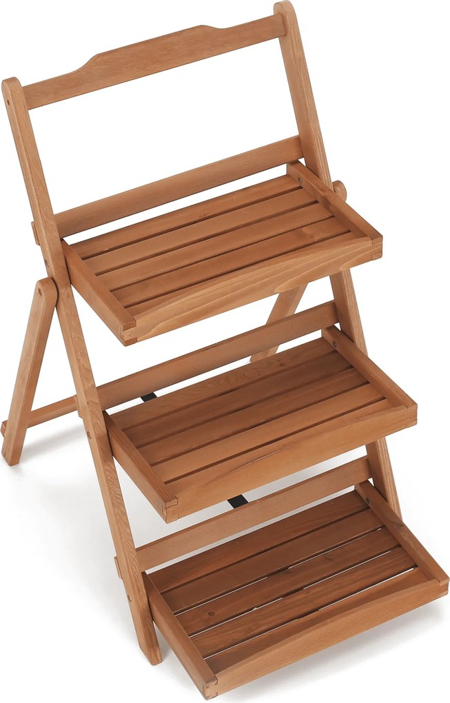 Polcállvány, 3 polcos, égerfa, IMPERO