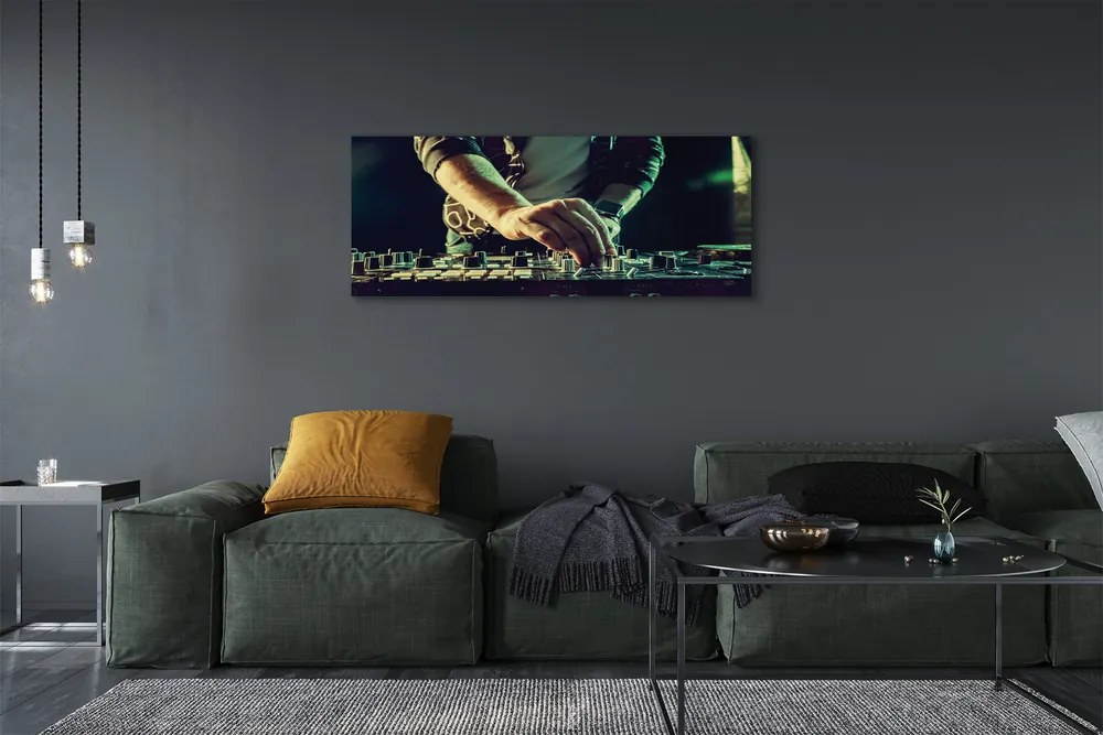Canvas képek Konzol DJ fejhallgató 140x70 cm