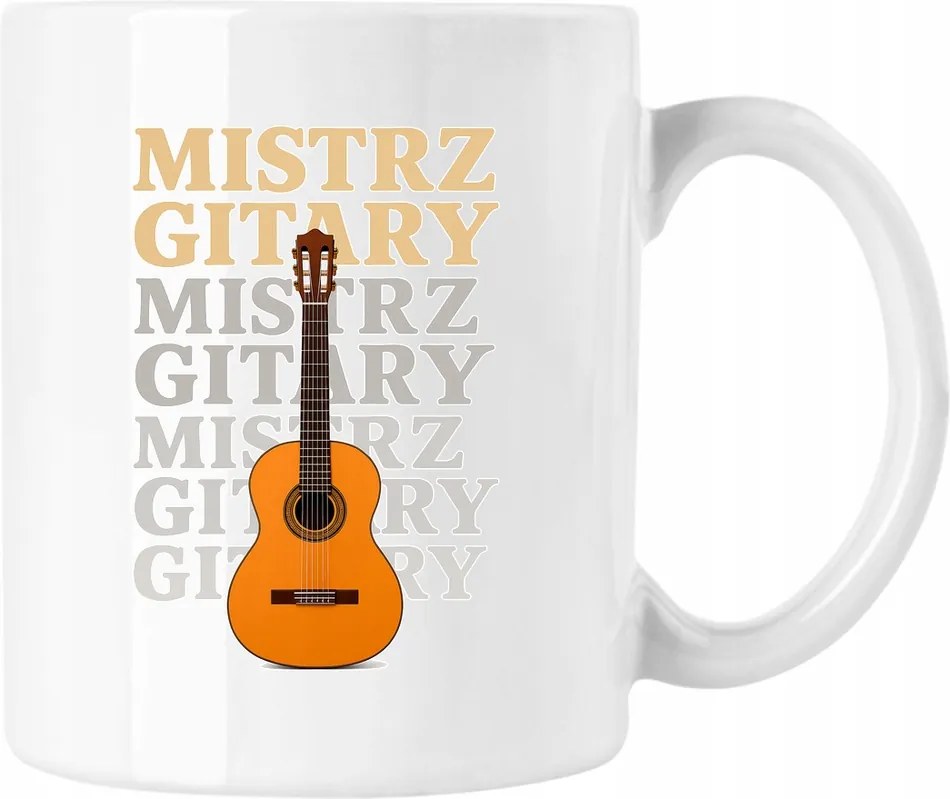 Gitármester bögre fehér 330ml
