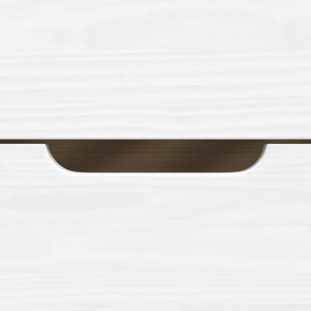 IRUN fehér tömör fenyőfa kanapéágy 2 fiókkal 90 x 200 cm