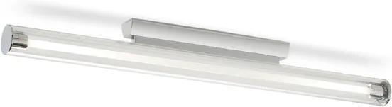 RENDL R10237 RIVIER fali lámpa, hosszanti tiszta üveg/króm
