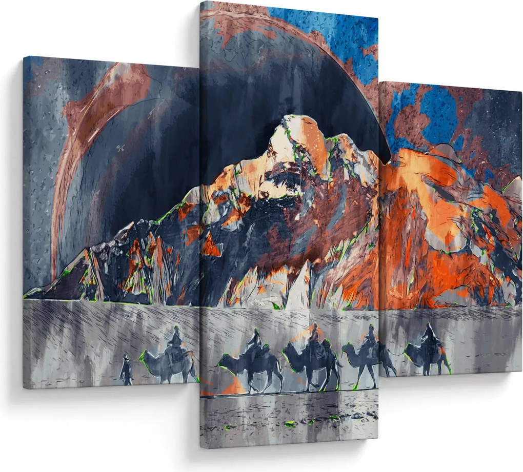 Kép - A sweathouse-ok illusztrációja (90x60 cm)