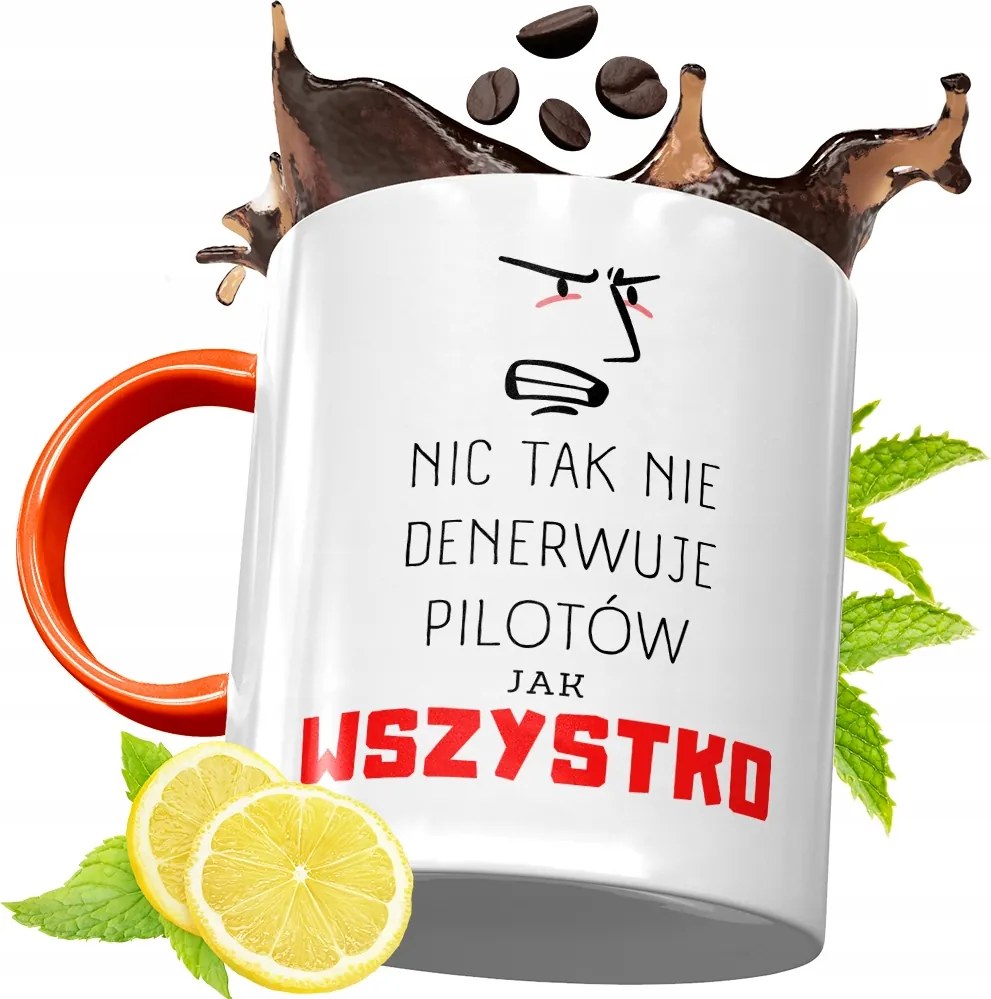 Narancssárga Bögre Távirányítós Ajándék fényképes nyomtatással