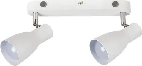 Rabalux beltéri karos spotlámpa e27 2x20w fehér ebony