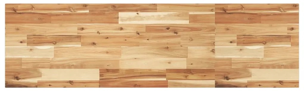 4 db olajbevonatú tömör akácfa függőpolc 160 x 40 x 2 cm