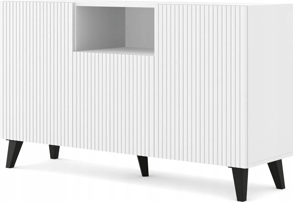 Ravenna komód B 150 2D1DM maró fehér matt Ufpcz