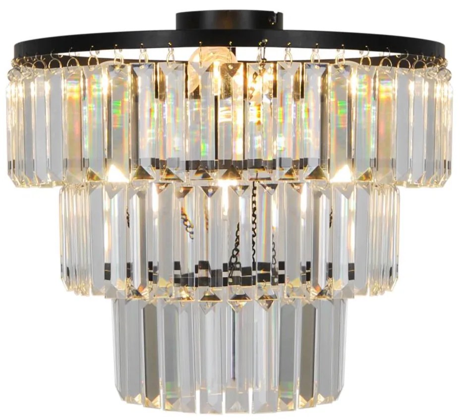 Zuma Line P17127-4-BK - Felületre szerelhető csillár TIFANNY 4xE14/40W/230V fekete